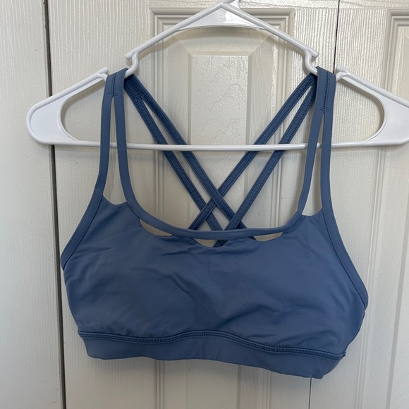 lululemon athletica Other - Lululemon Athletica Cross-Back Blue Sports Bra